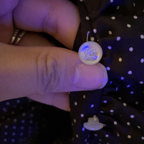 Beautiful Pin-up style ruffle Ralph Lauren blouse top - Picture 2 of 6